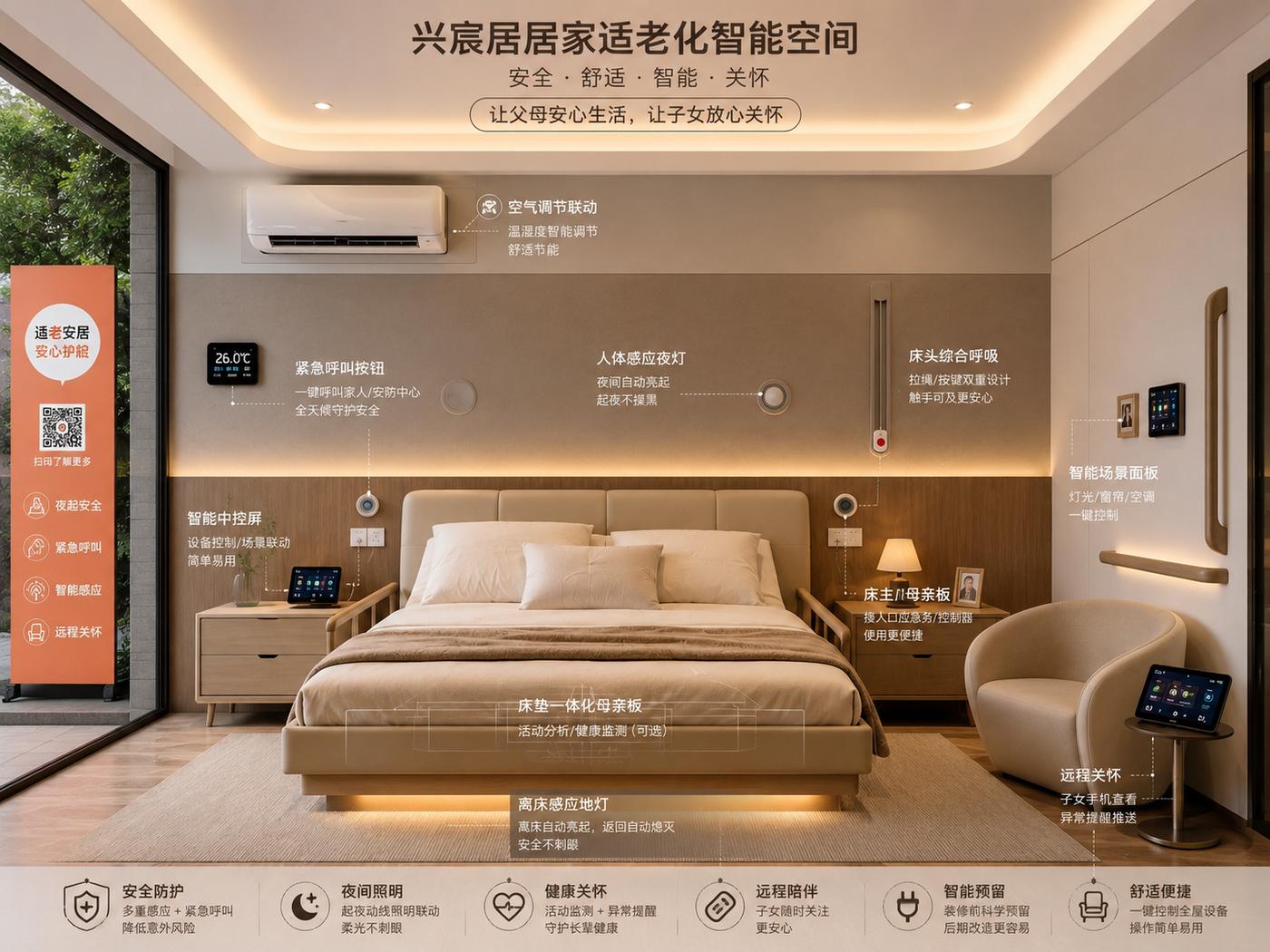 兴宸居老人房智能安全检查