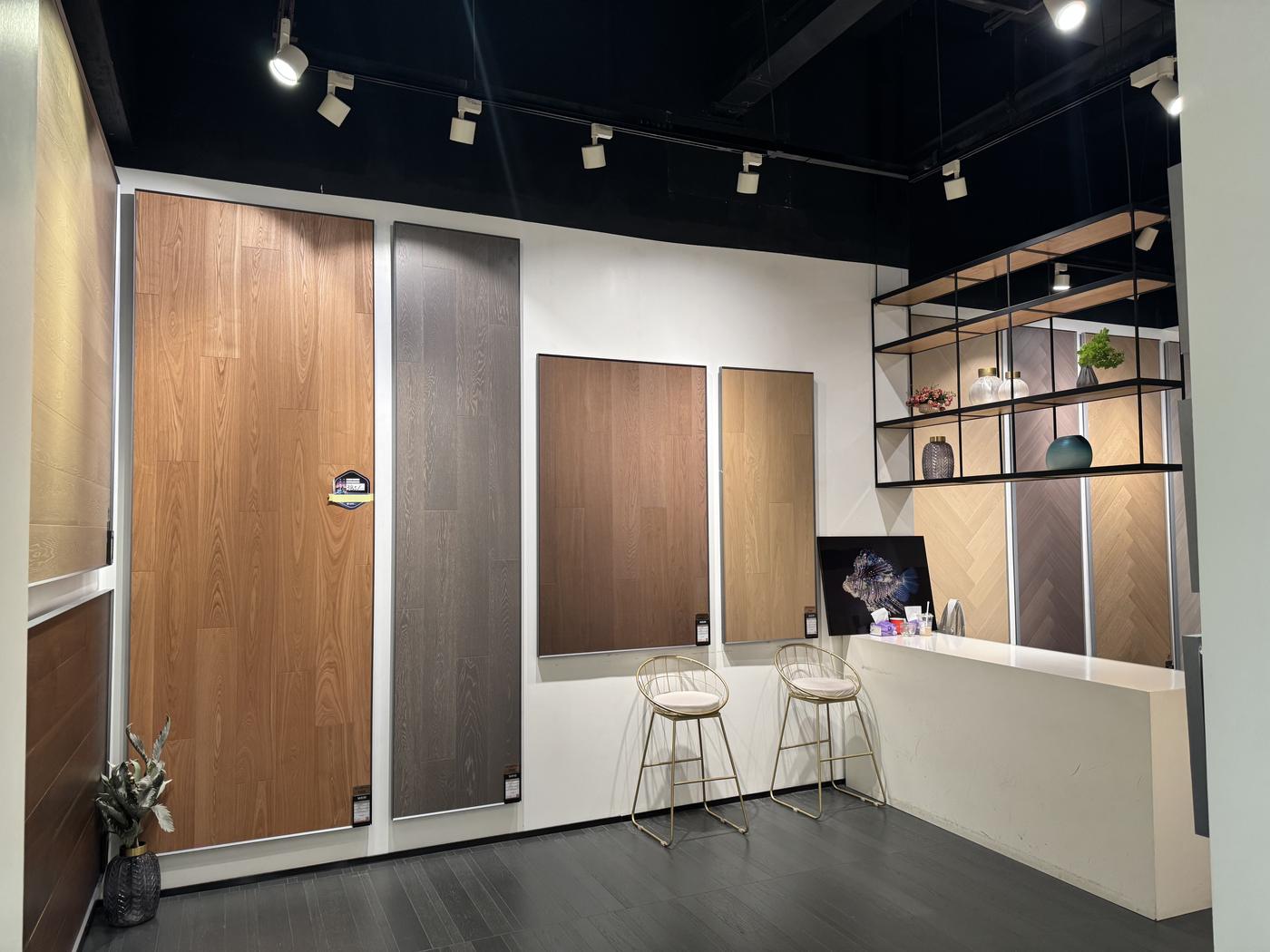 书香门地美学地板合作展厅｜地板材质与纹理
