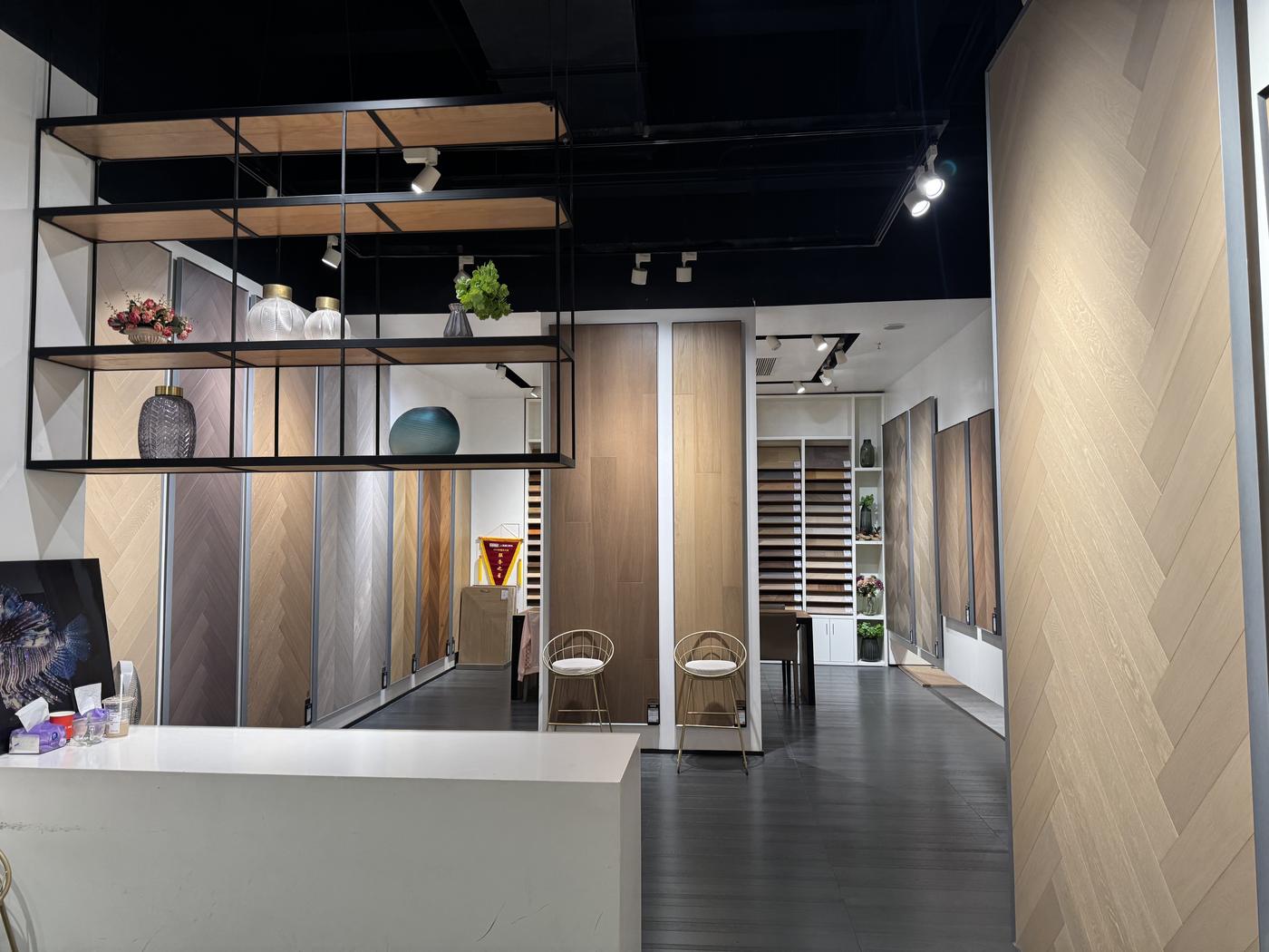 书香门地美学地板合作展厅｜铺装效果参考